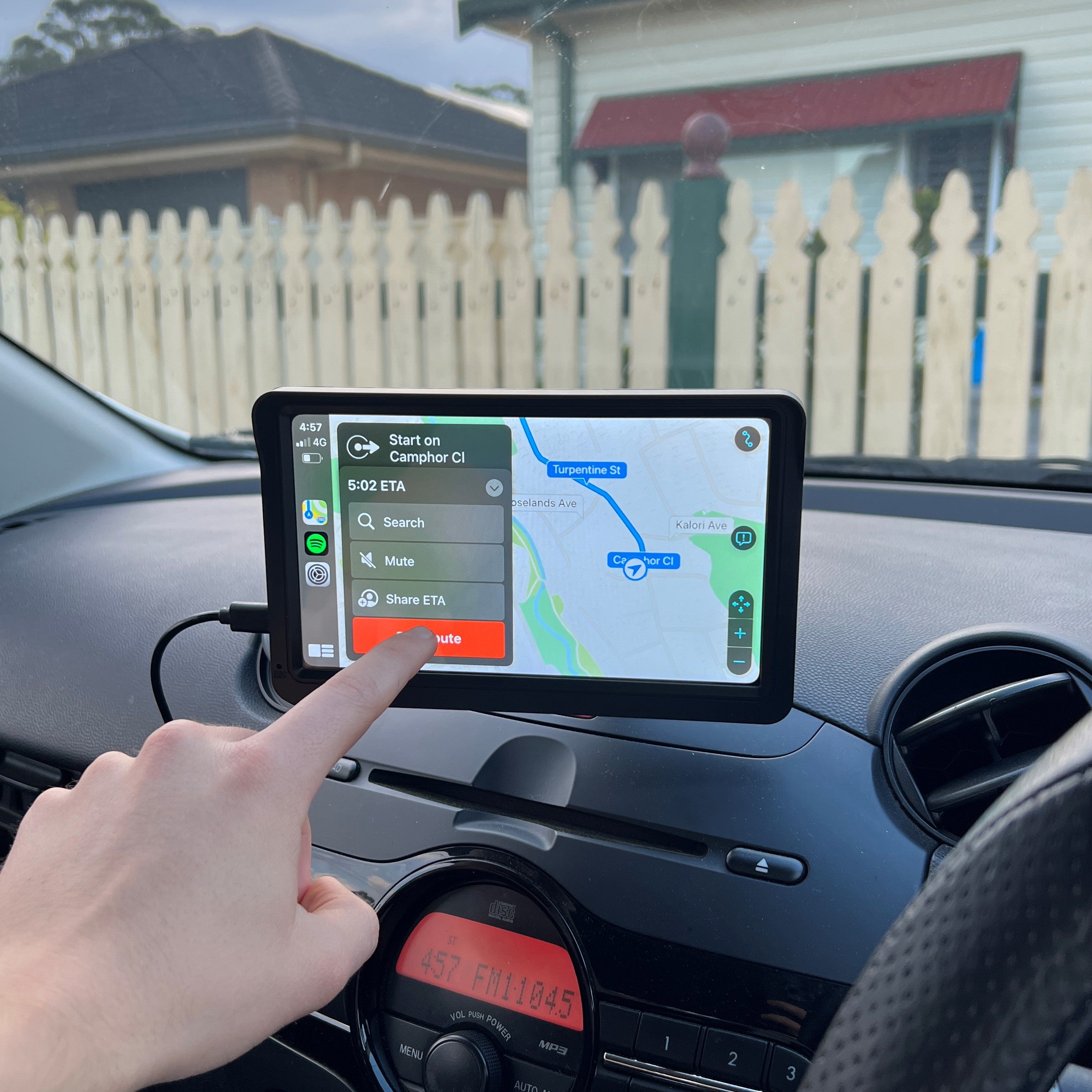 Car Center Control Touch Screen Case Car Navigation Screen